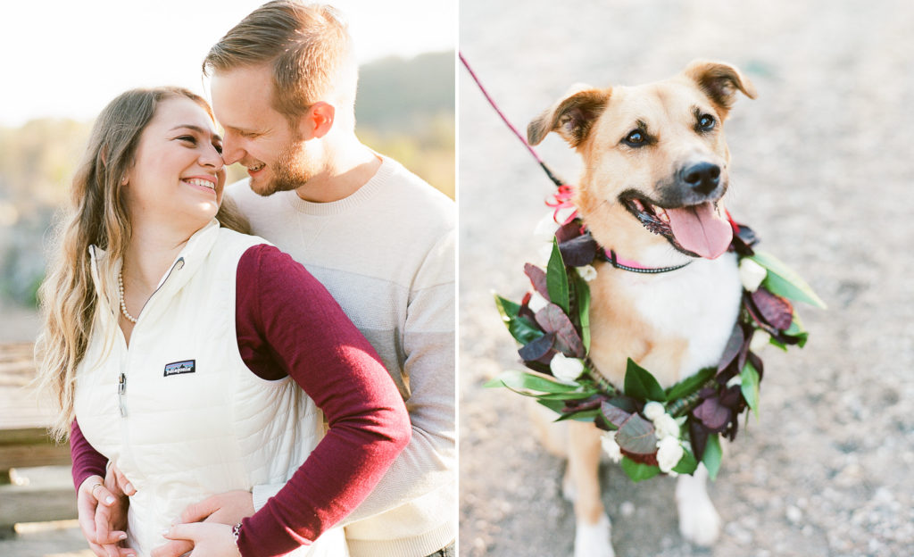 Puppy Flower Crown | Virginia Wedding Photographer | Klaire Dixius Photography