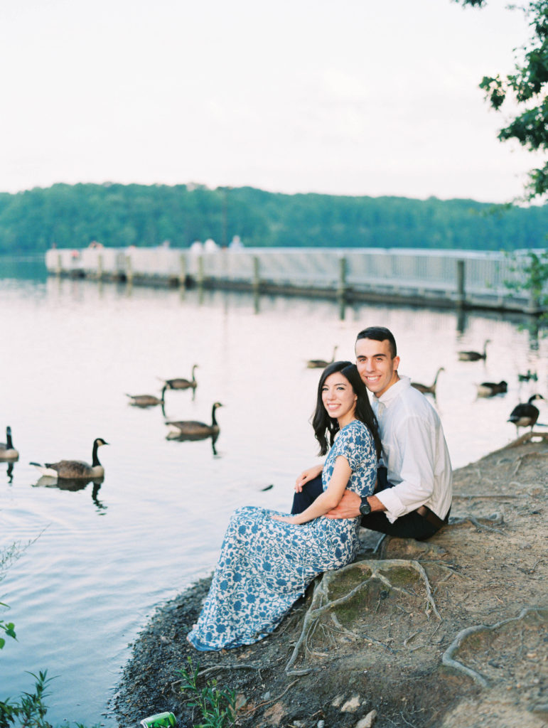 Fine Art Burke Lake Virginia Engagement Session | Klaire Dixius Photography