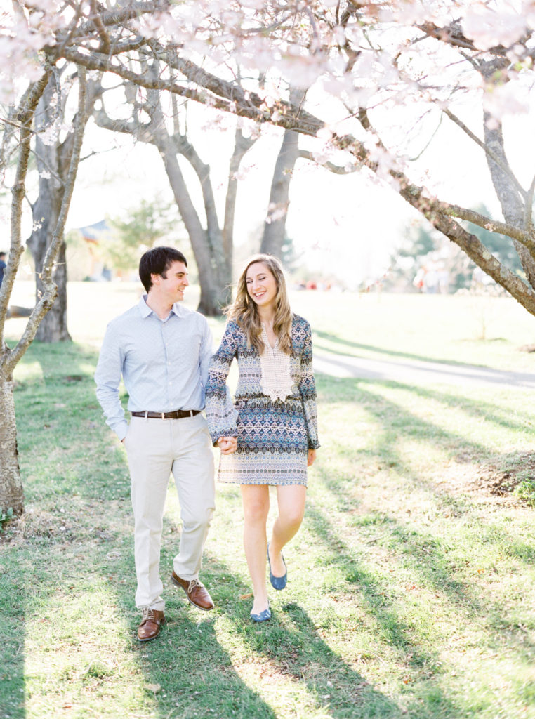 Wedding Planning | Cherry Blossom Engagement Session Inspiration | Klaire Dixius Photography