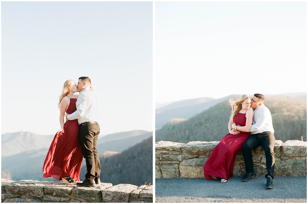 Shenandoah Valley Engagement Session On Skyline Drive | Engagement Session Inspiration | Virginia Wedding Photographer | Klaire Dixius Photography