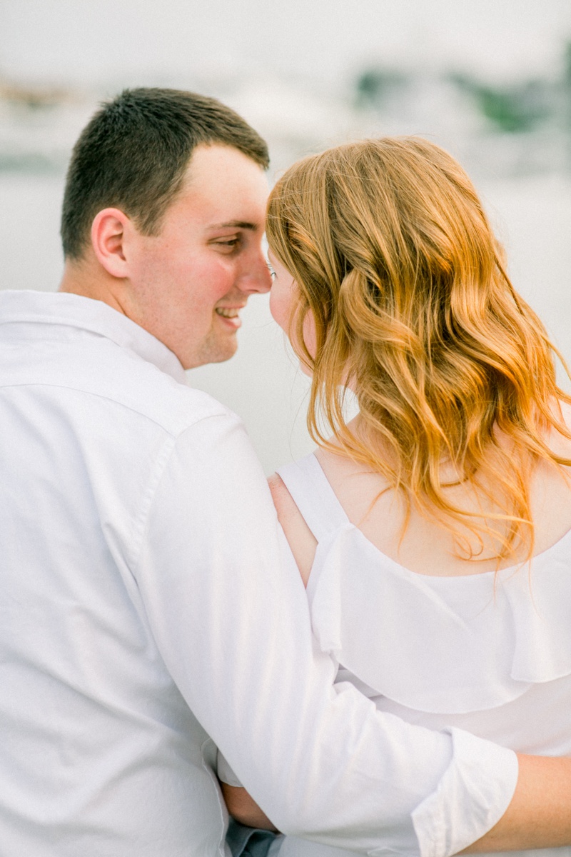 Klairedixius.com Downtown Annapolis Engagement Session | Naval Academy Engagement Session | Casual White Maxi Dress | Naval Academy Wedding | Downtown Annapolis Wedding