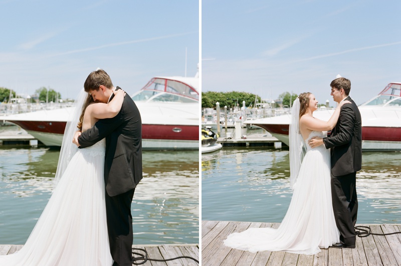 Virginia Wedding Photographer | Beach Wedding On Film | First Look