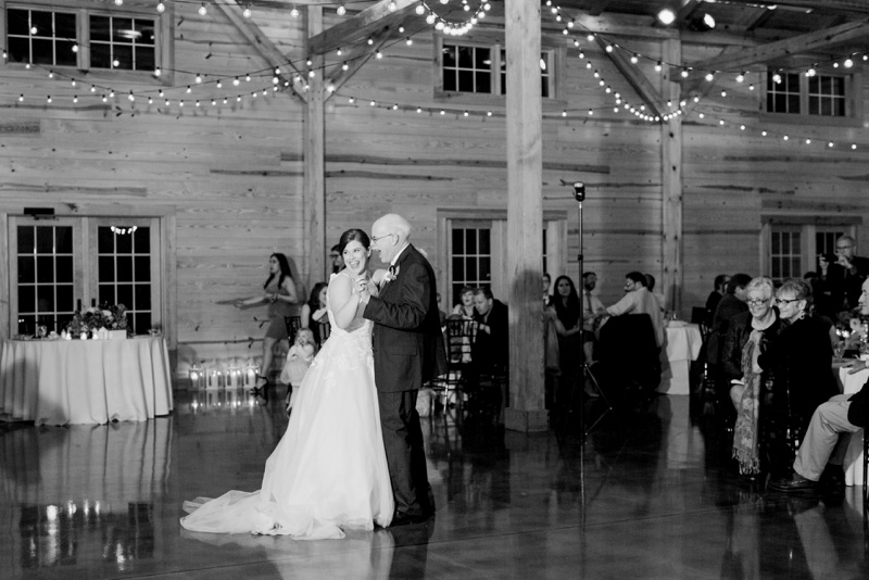 The Middleburg Barn at Foxchase Farm Wedding Middleburg Virginia Father Daughter Dance