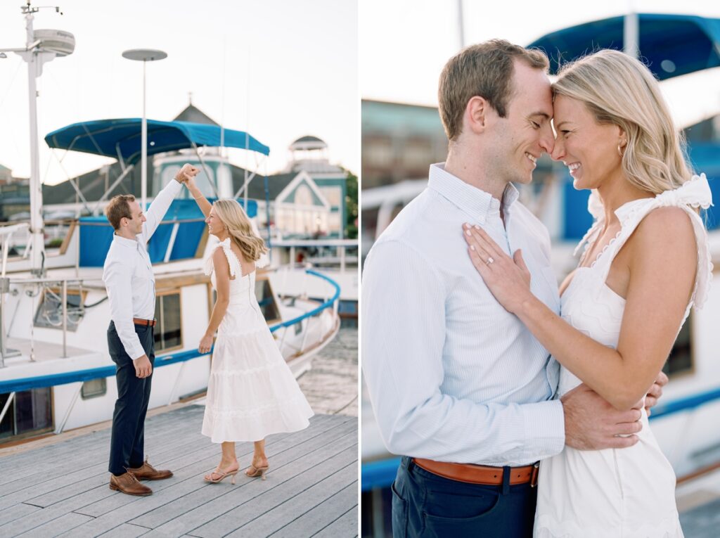 Klaire Dixius Photography Virginia Wedding Photographer Old Town Alexandria Engagement Session Lawrence Jennifer  0021 1024x765